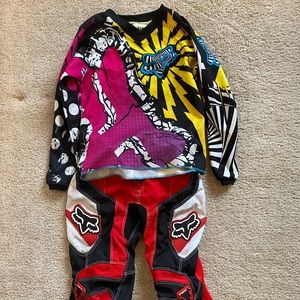 Fox riding pants and shirt size 4/5